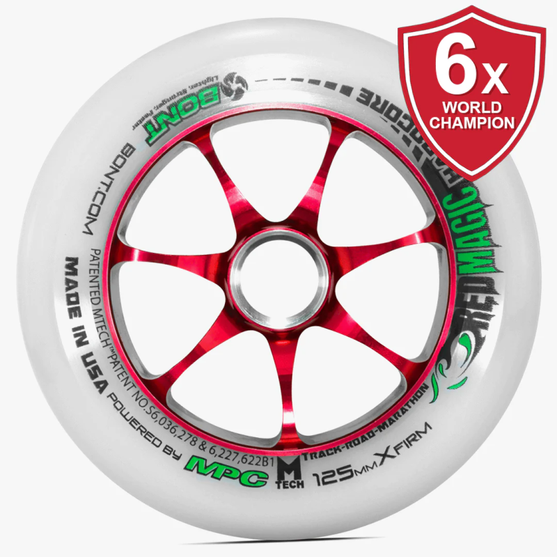 Red Magic Hardcore 2.0 125mm Inline Skate Wheel レッドマジック ハードコア 125